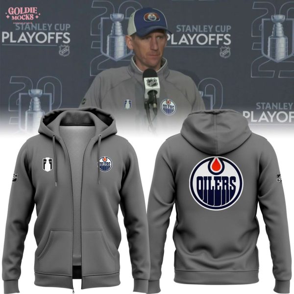 Edmonton Oilers x Coach Kris Knoblauch 2025 Zip Hoodie