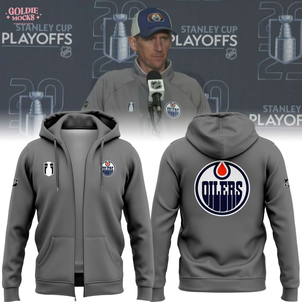 Edmonton Oilers x Coach Kris Knoblauch 2025 Zip Hoodie Edmonton Oilers x Coach Kris Knoblauch 2025 Zip Hoodie