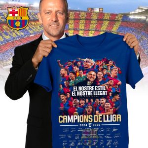 El Nostre Estil El Nostre Llegat Campions De Lliga 2025 Barcelona T-Shirt