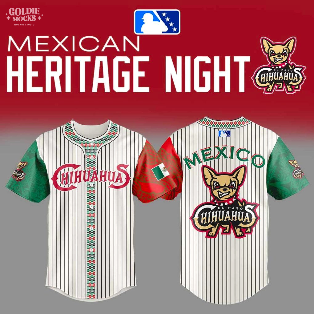 El Paso Chihuahuas Mexican Heritage Night 2025 Jersey El Paso Chihuahuas Mexican Heritage Night 2025 Jersey