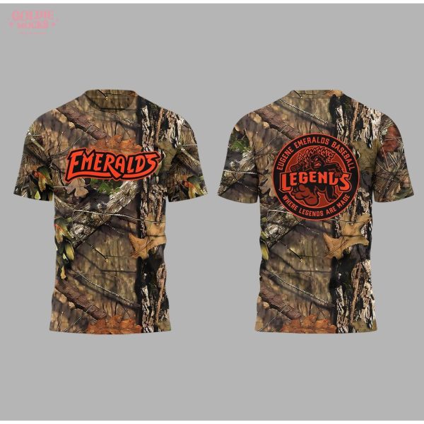 Eugene Emeralds 2025 Mossy Oak T-Shirt