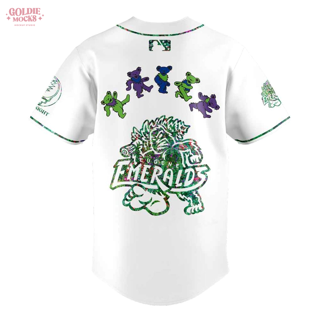 Eugene Emeralds Grateful Dead 60th Anniversary 2025 Jersey Eugene Emeralds Grateful Dead 60th Anniversary 2025 Jersey