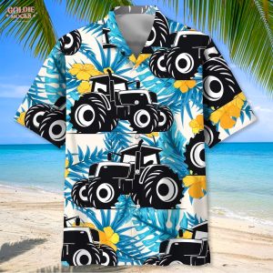 Farmer Nature Tractor 2025 Hawaiian Shirt