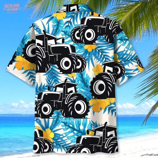 Farmer Nature Tractor 2025 Hawaiian Shirt