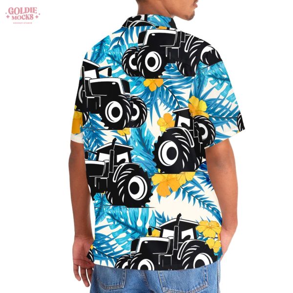 Farmer Nature Tractor 2025 Hawaiian Shirt