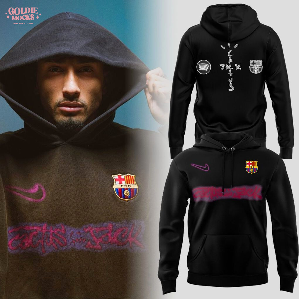 FC Barcelona x Travis Scott 2025 Special Hoodie FC Barcelona x Travis Scott 2025 Special Hoodie