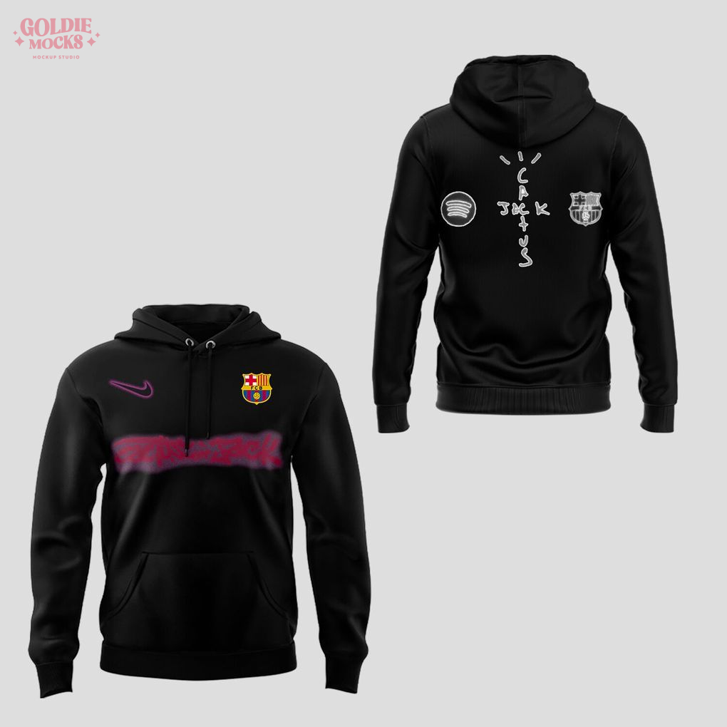 FC Barcelona x Travis Scott 2025 Special Hoodie FC Barcelona x Travis Scott 2025 Special Hoodie