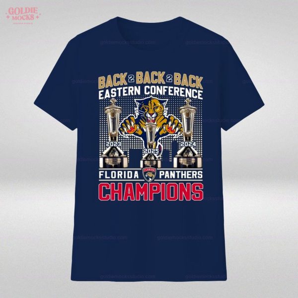 Florida Panthers Back To Back 2025 Eastern Conference Champions Special T-Shirt