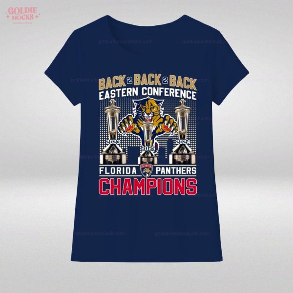 Florida Panthers Back To Back 2025 Eastern Conference Champions Special T-Shirt
