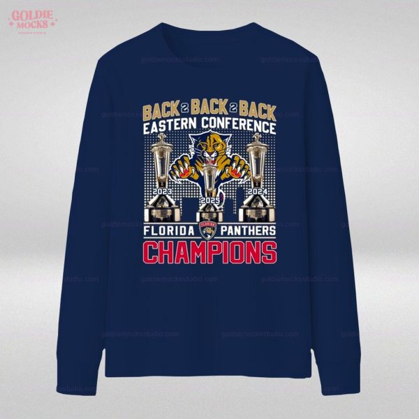 Florida Panthers Back To Back 2025 Eastern Conference Champions Special T-Shirt