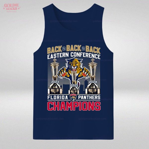 Florida Panthers Back To Back 2025 Eastern Conference Champions Special T-Shirt