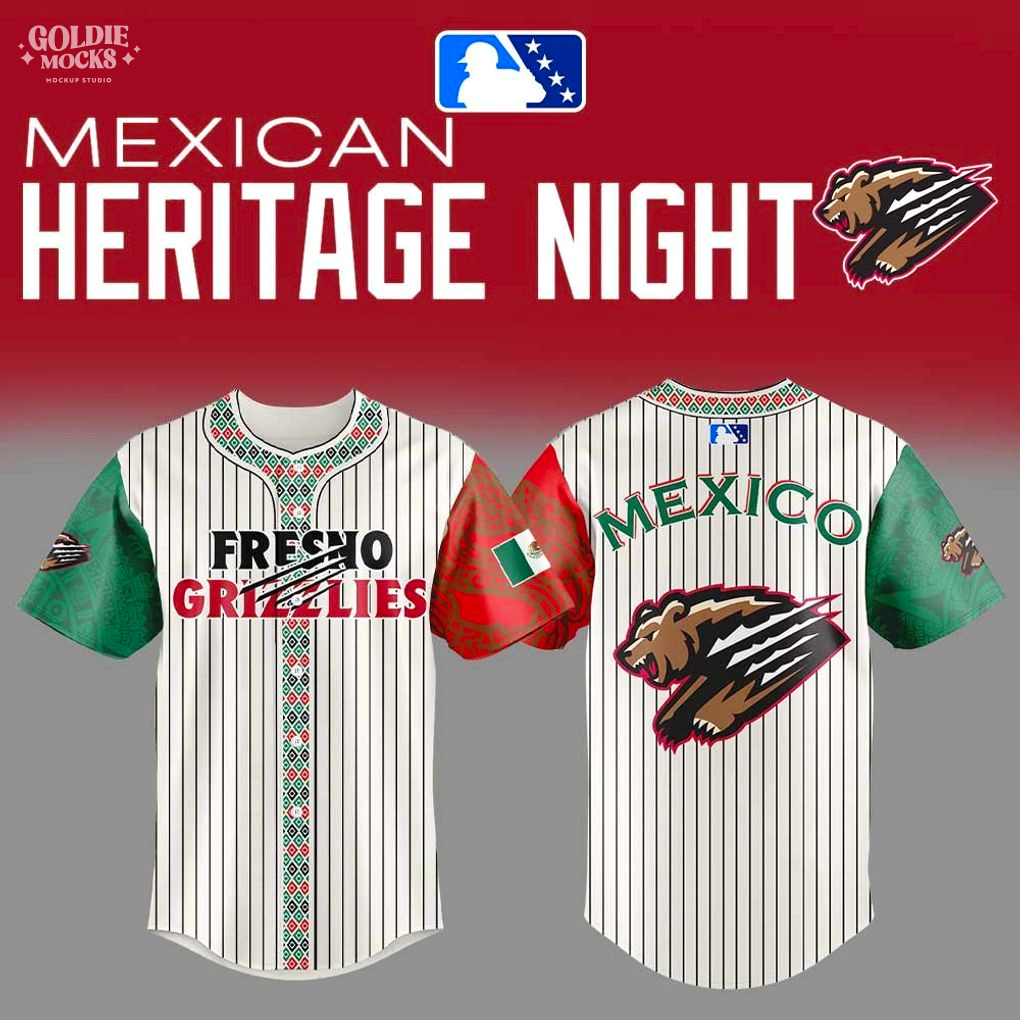 Fresno Grizzlies Mexican Heritage Night 2025 Jersey Fresno Grizzlies Mexican Heritage Night 2025 Jersey