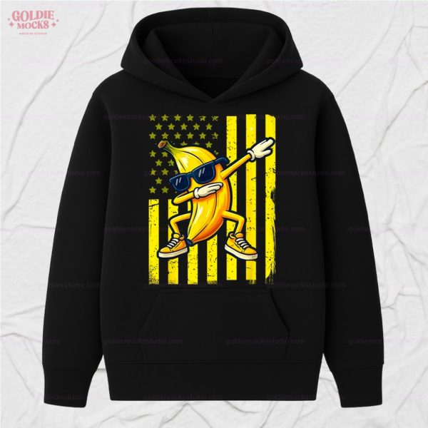 Graphic Banana Retro American Love T-Shirt