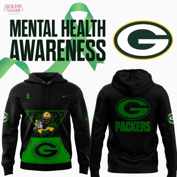Green Bay Packers Mental Health Awareness Month 2025 Hoodie