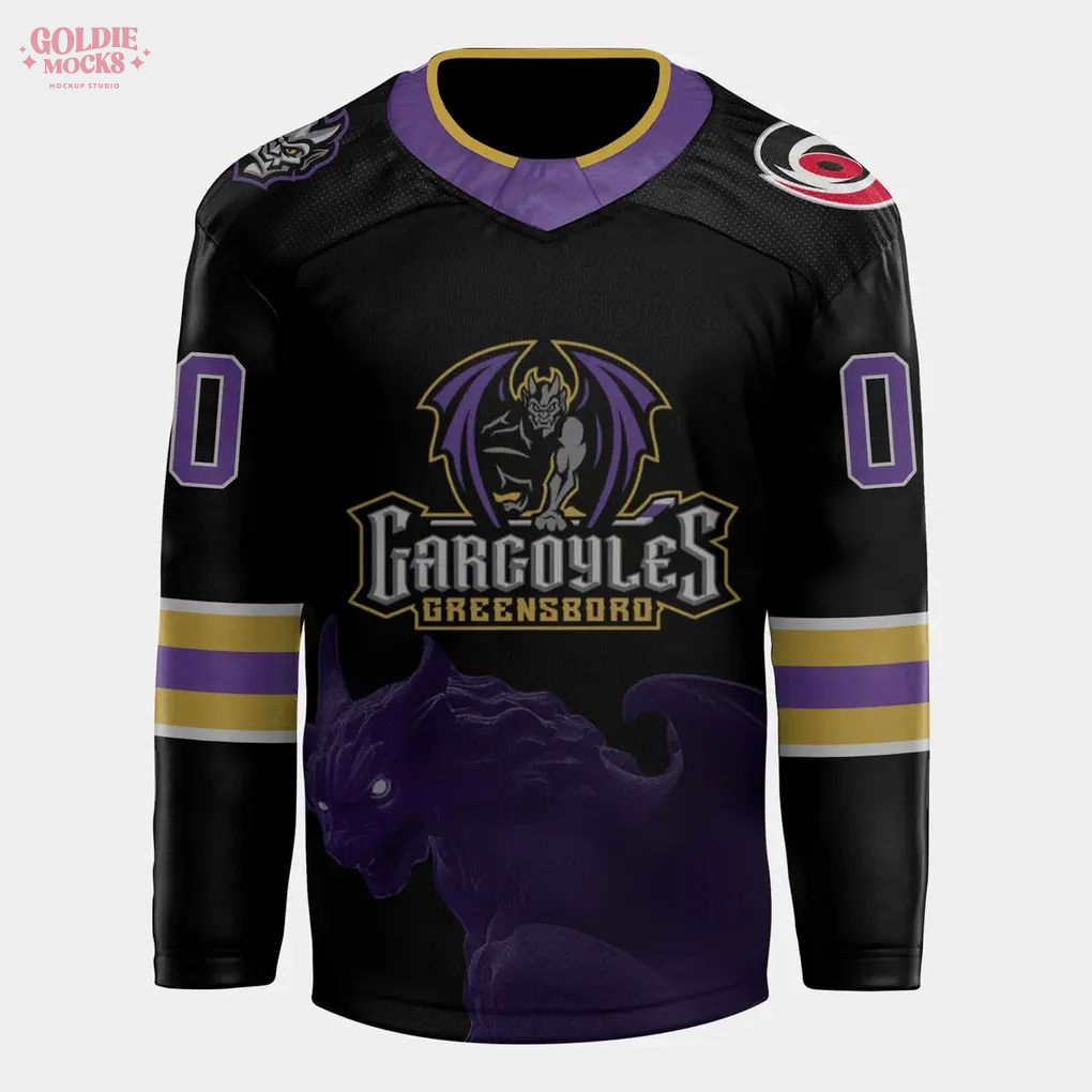 Greensboro Gargoyles 2025 New Edition Hockey Jersey Greensboro Gargoyles 2025 New Edition Hockey Jersey