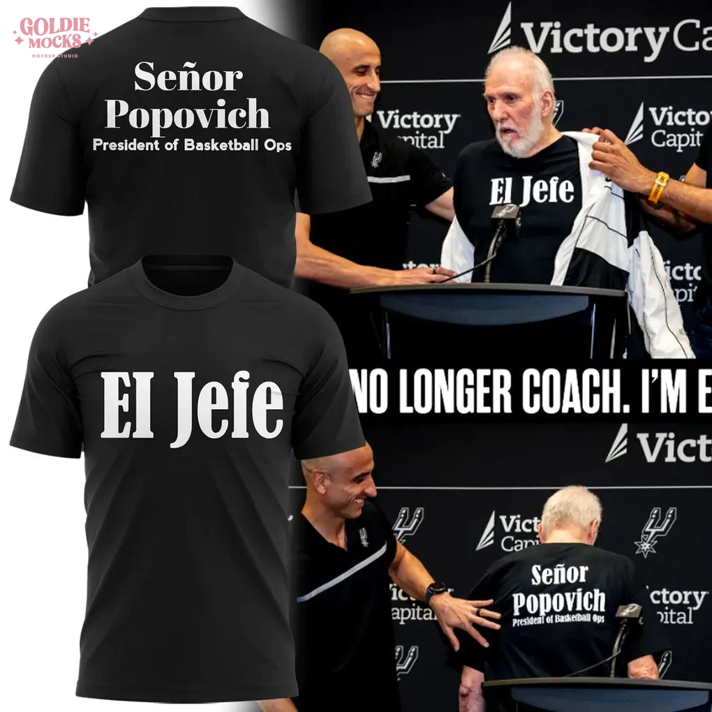 Gregg Popovich Coach El Jefe 2025 T-Shirt Gregg Popovich Coach El Jefe 2025 T-Shirt