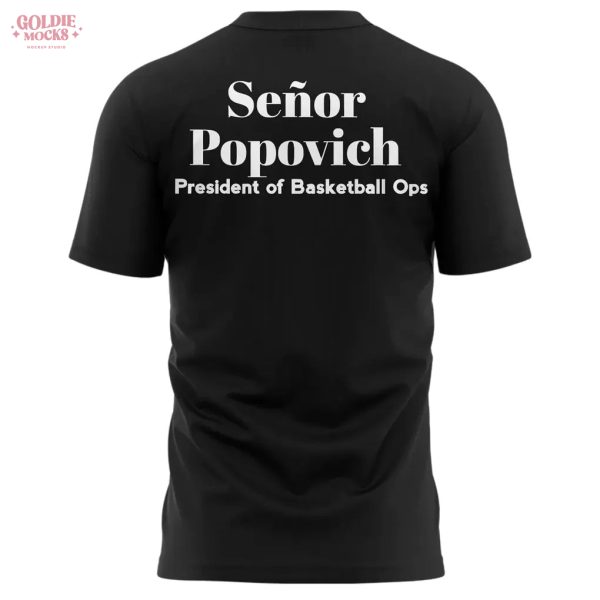 Gregg Popovich Coach El Jefe 2025 T-Shirt
