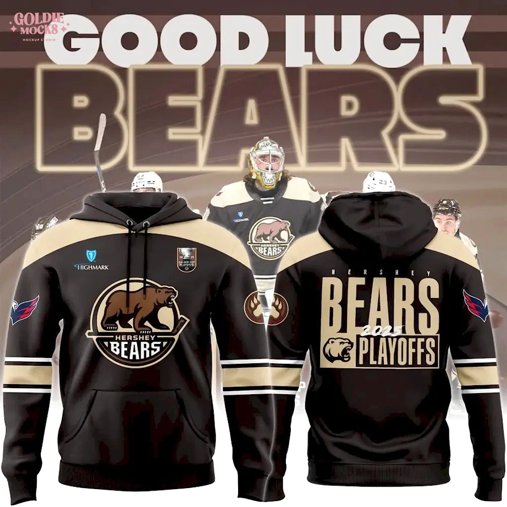 Hershey Bears Playoff 2025 For Fans Hoodie Hershey Bears Playoff 2025 For Fans Hoodie