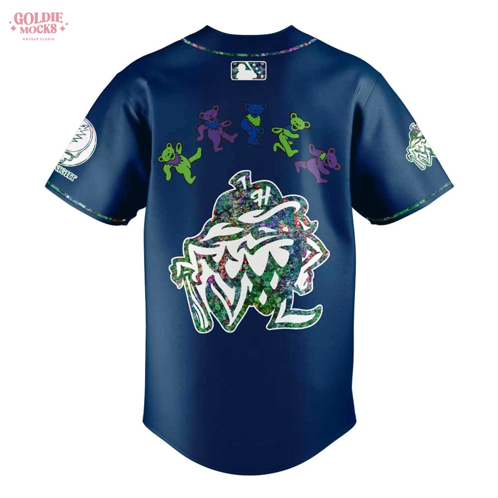 Hillsboro Hops Grateful Dead 60th 2025 Jersey Hillsboro Hops Grateful Dead 60th 2025 Jersey