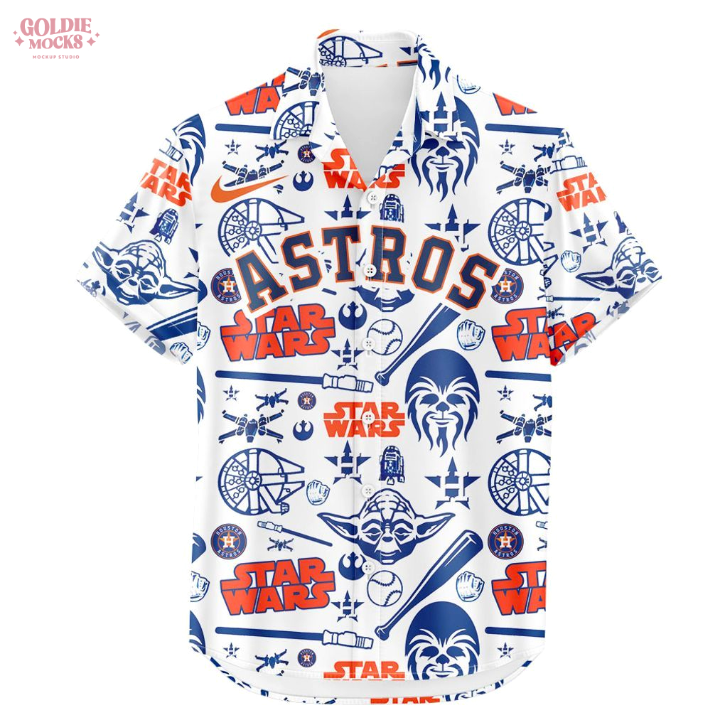 Houston Astros Star Wars Game 2025 Hawaiian Shirt Houston Astros Star Wars Game 2025 Hawaiian Shirt