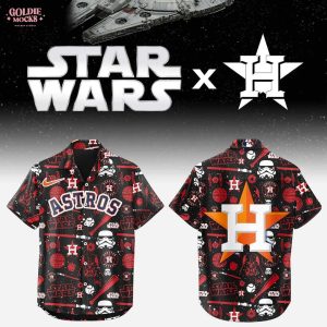 Houston Astros x Star Wars Game Day 2025 Hawaiian Shirt