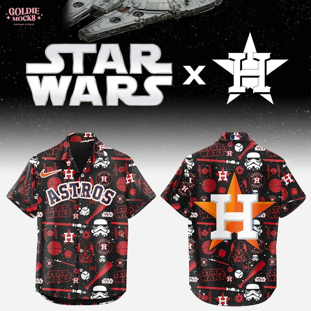 Houston Astros x Star Wars Game Day 2025 Hawaiian Shirt Houston Astros x Star Wars Game Day 2025 Hawaiian Shirt