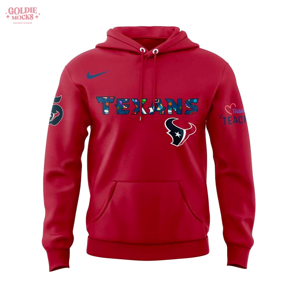 Houston Texans x Teacher Appreciation 2025 Hoodie Houston Texans x Teacher Appreciation 2025 Hoodie