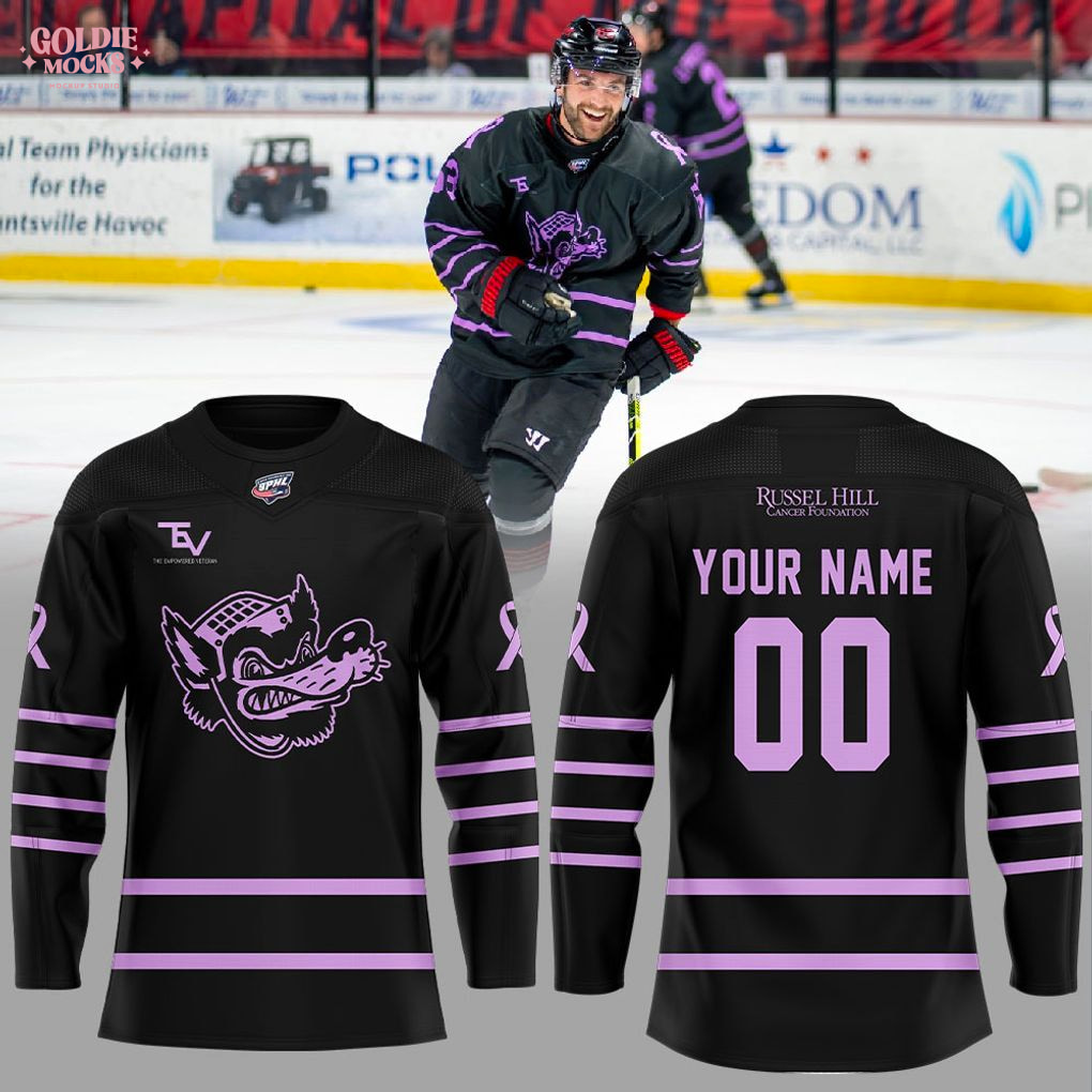 Huntsville Havoc 2025 New Hockey Jersey Huntsville Havoc 2025 New Hockey Jersey