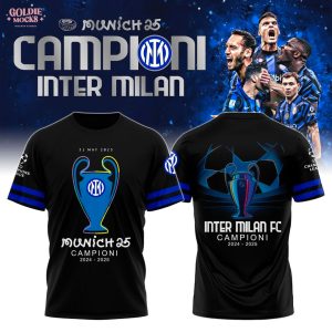 Inter Milan Champions League Winner 2025 For Fans Hoodie