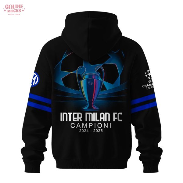 Inter Milan Champions League Winner 2025 For Fans Hoodie