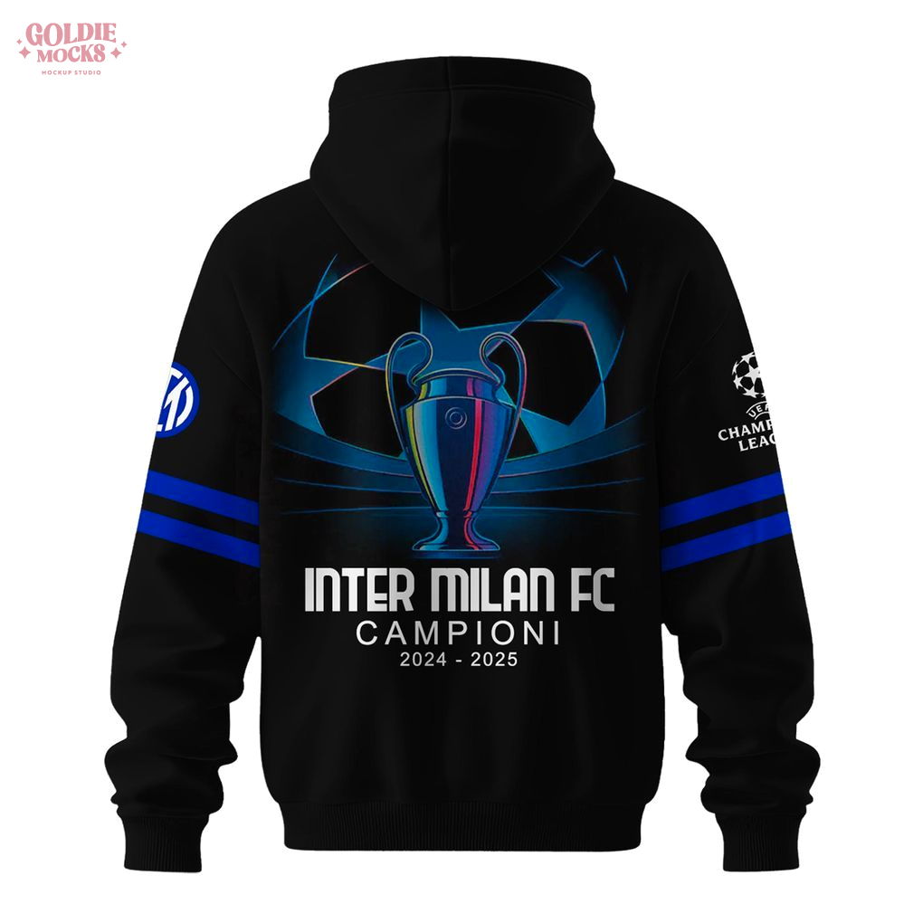 Inter Milan Champions League Winner 2025 For Fans Hoodie Inter Milan Champions League Winner 2025 For Fans Hoodie