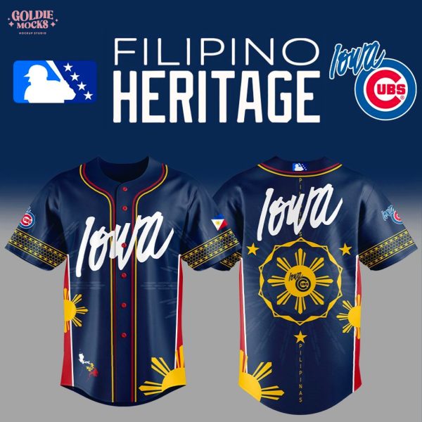Iowa Cubs Filipino Heritage Night 2025 Limited Jersey