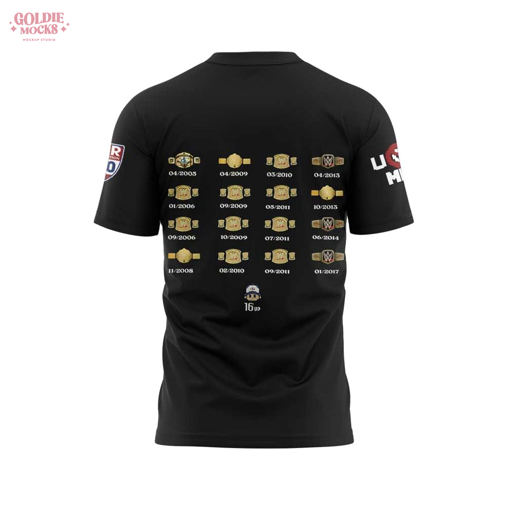 John Cena and His Favorite For Fans 2025 T-Shirt John Cena and His Favorite For Fans 2025 T-Shirt