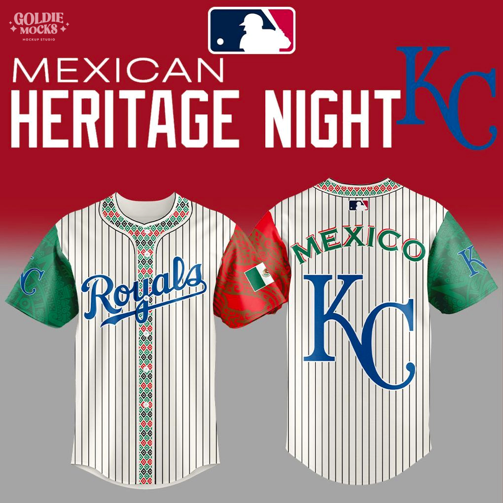 Kansas City Royals Mexican Heritage Night 2025 Jersey Kansas City Royals Mexican Heritage Night 2025 Jersey