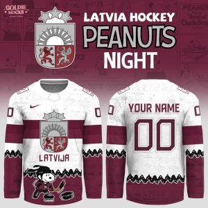 Latvia Hockey x Snoopy International Ice Hockey 2025 Jersey