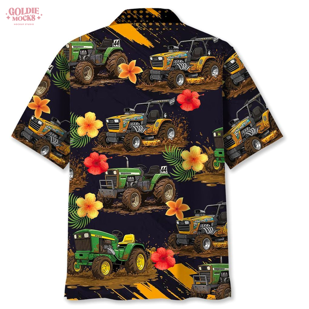 Lawn Tractor Mud Race 2025 Hawaiian Shirt Lawn Tractor Mud Race 2025 Hawaiian Shirt