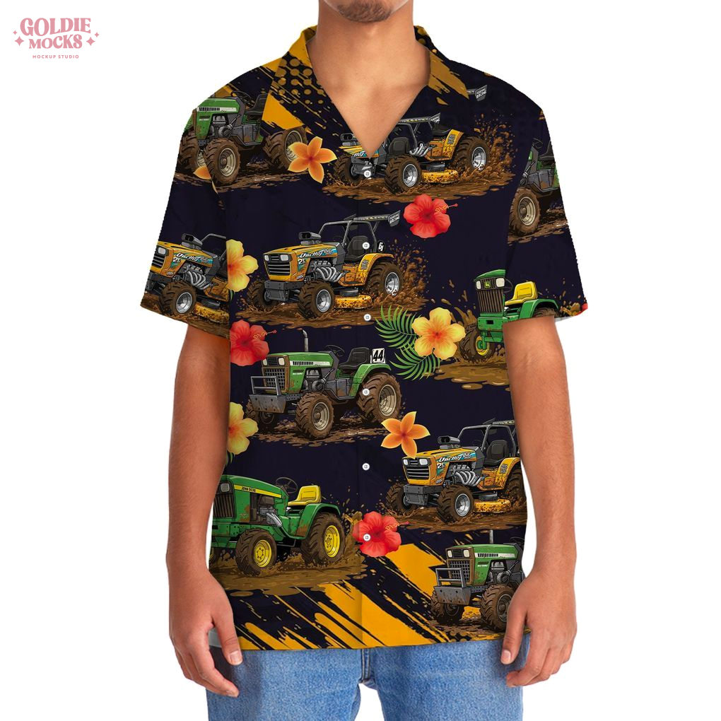 Lawn Tractor Mud Race 2025 Hawaiian Shirt Lawn Tractor Mud Race 2025 Hawaiian Shirt
