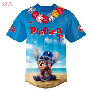 Lilo & Stitch x Philadelphia Phillies Special 2025 Jersey