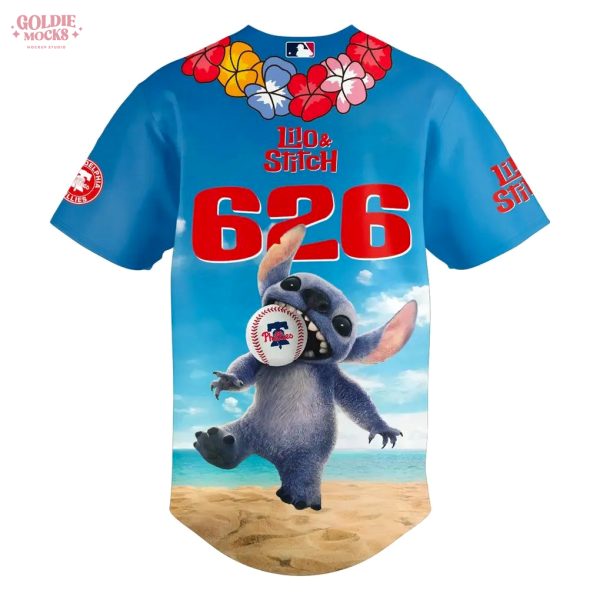 Lilo & Stitch x Philadelphia Phillies Special 2025 Jersey