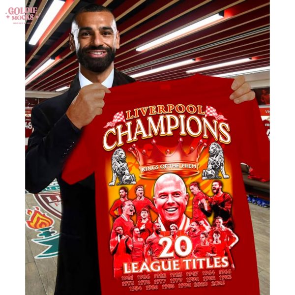 Liverpool Champions 20 League Titles T-Shirt