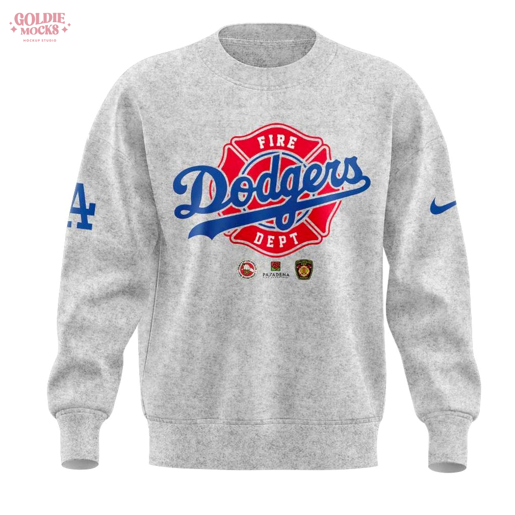 Los Angeles Dodgers Firefighter Appreciation Night 2025 Special Sweatshirt Los Angeles Dodgers Firefighter Appreciation Night 2025 Special Sweatshirt