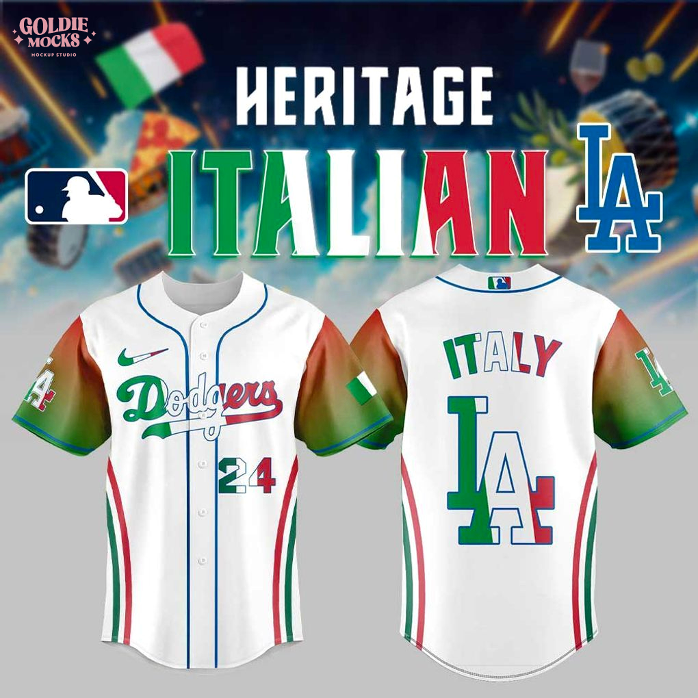 Los Angeles Dodgers Italian Heritage Night 2025 Jersey Los Angeles Dodgers Italian Heritage Night 2025 Jersey