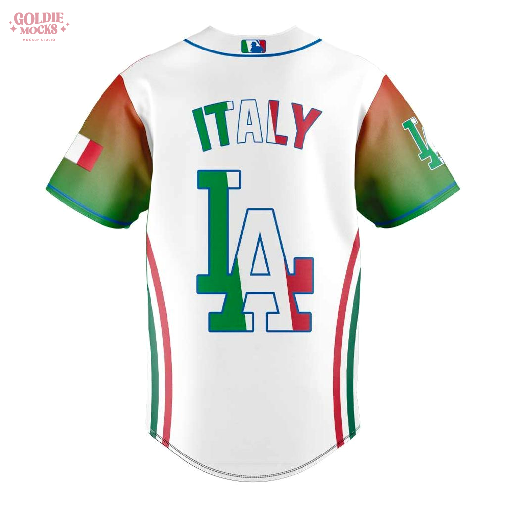 Los Angeles Dodgers Italian Heritage Night 2025 Jersey Los Angeles Dodgers Italian Heritage Night 2025 Jersey