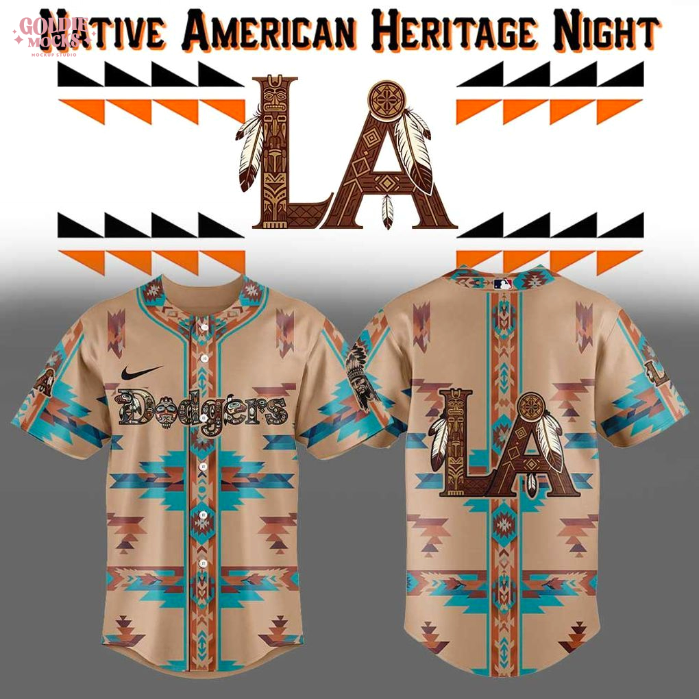 Los Angeles Dodgers Native American Heritage 2025 New Jersey Los Angeles Dodgers Native American Heritage 2025 New Jersey