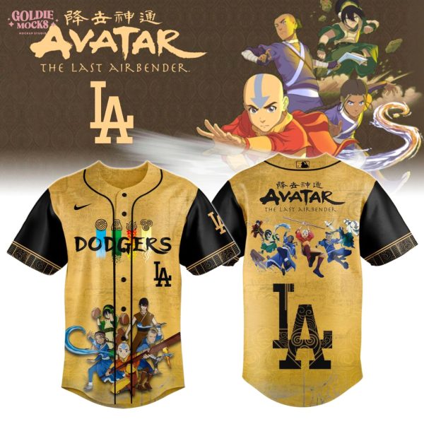 Los Angeles Dodgers x Avatar The Last Airbender Exclusive 2025 Jersey