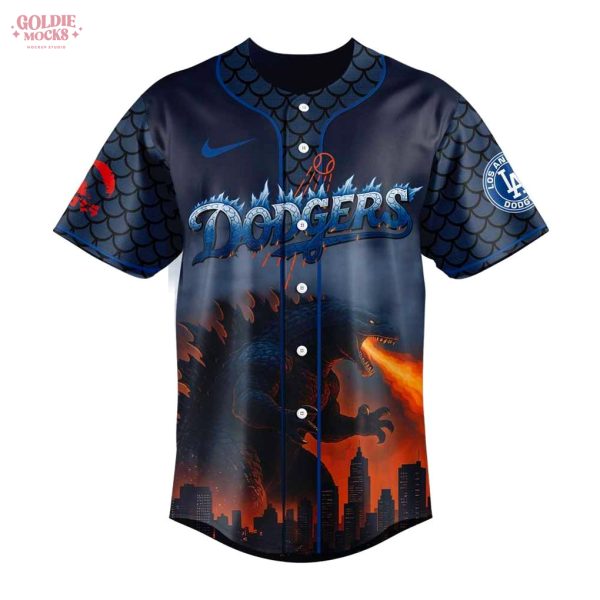 Los Angeles Dodgers x Godzilla 2025 For Fans Jersey