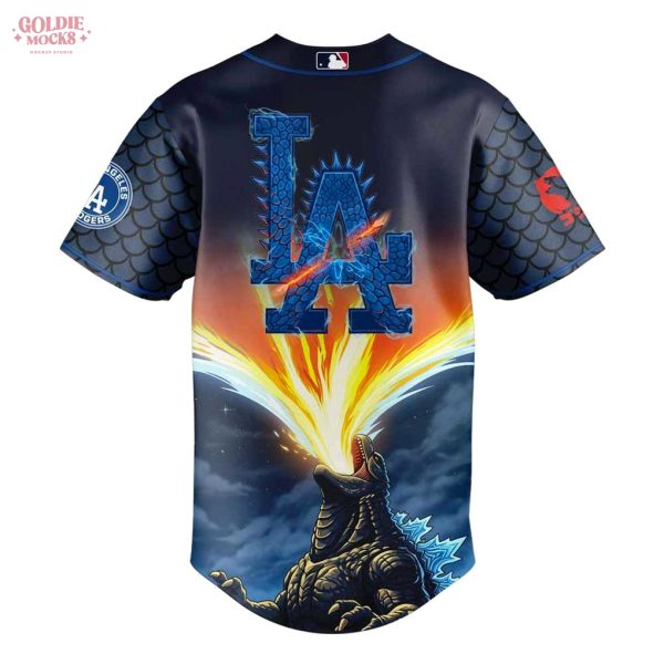 Los Angeles Dodgers x Godzilla 2025 For Fans Jersey