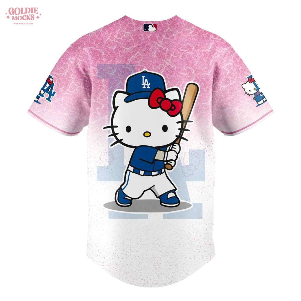Los Angeles Dodgers x Hello Kitty 2025 Premium Pink Jersey Los Angeles Dodgers x Hello Kitty 2025 Premium Pink Jersey