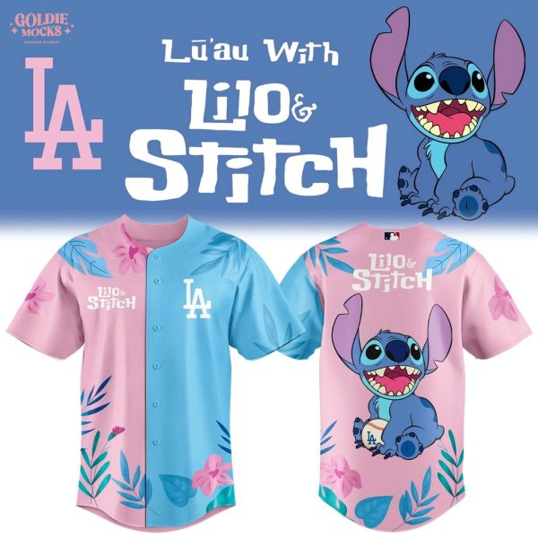 Los Angeles Dodgers x Lilo And Stitch 2025 Jersey