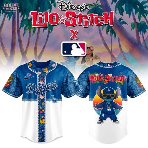 Los Angeles Dodgers x Lilo & Stitch Summer 2025 Jersey